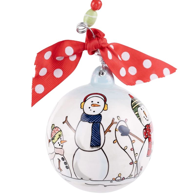 Most Wonderful Time Snowmen Ornament